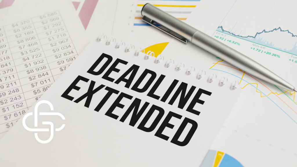 Papers deadline extension text